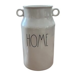 Rae Dunn ‘HOME’ Ceramic Vase with Handles